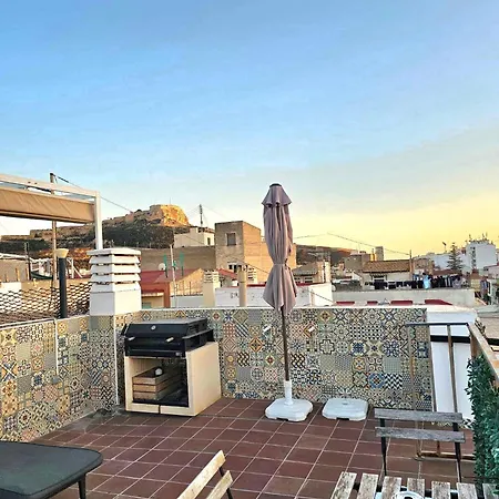 Apartmán Suncastle -with Sunny Rooftop Terrace And Barbecue Alicante