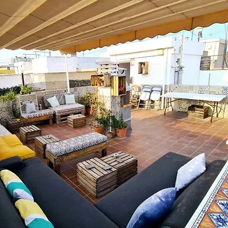 Suncastle -with Sunny Rooftop Terrace And Barbecue Apartment *