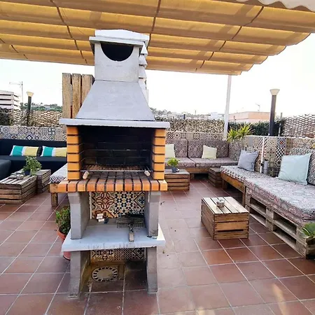 Suncastle -with Sunny Rooftop Terrace And Barbecue * Alicante