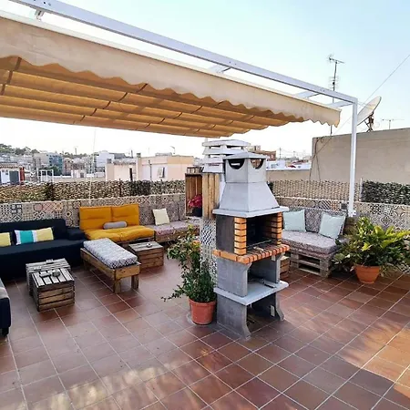 Suncastle -with Sunny Rooftop Terrace And Barbecue Apartment