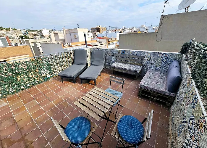 Suncastle -with Share Rooftop Terrace And Barbecue Lägenhet Alicante
