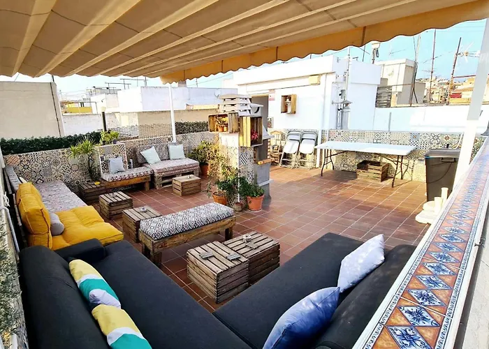 Suncastle -with Share Rooftop Terrace And Barbecue Lägenhet *